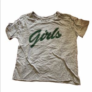 Friends inspired “Girls” cropped shirt